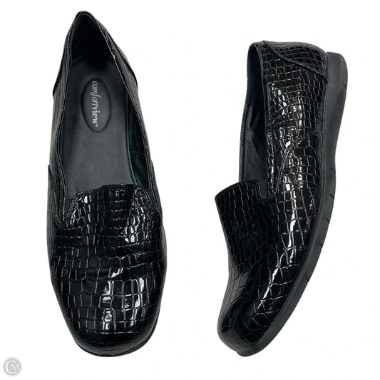 Shoes Flats By Comfortview In Black, Size: 12