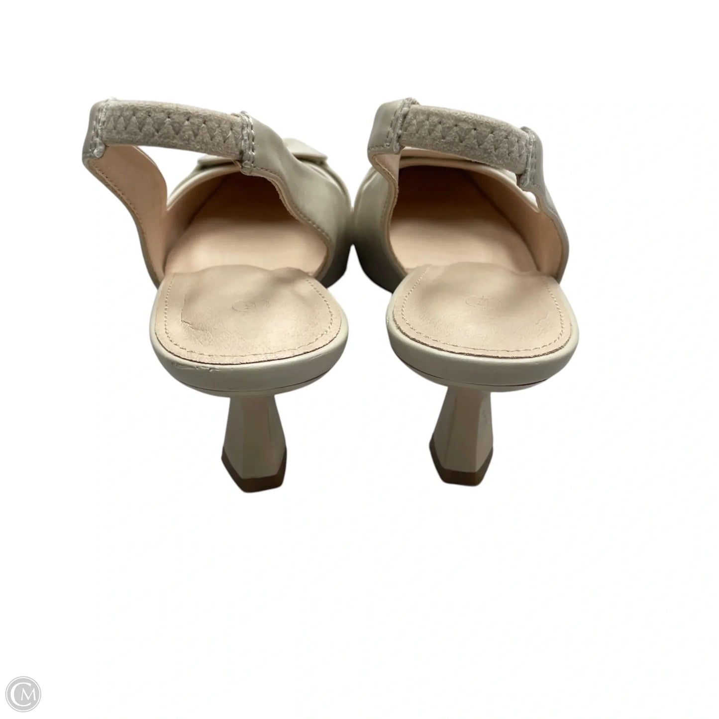 Shoes Heels Kitten By Zby In Beige, Size: 6