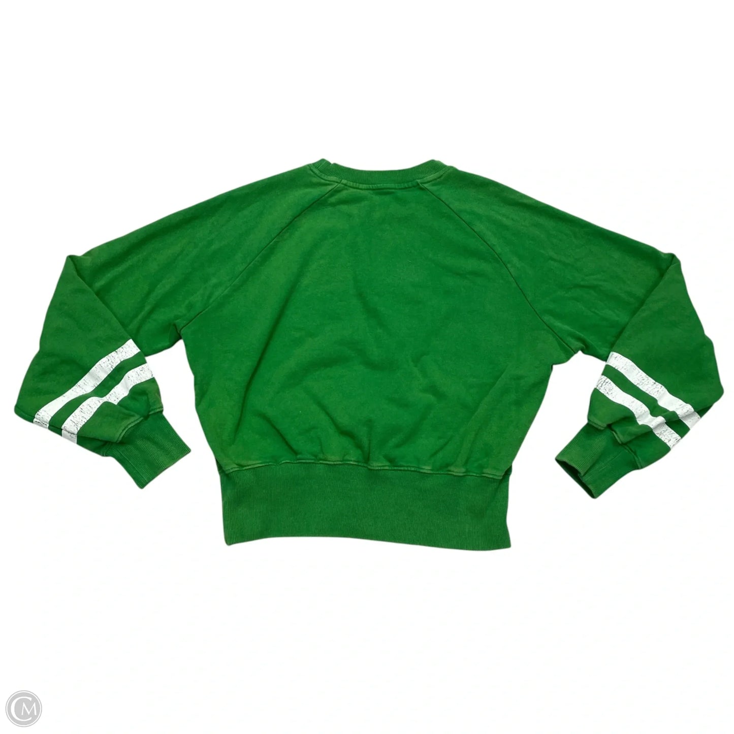 Sweatshirt Crewneck By Wear In Green, Size: M