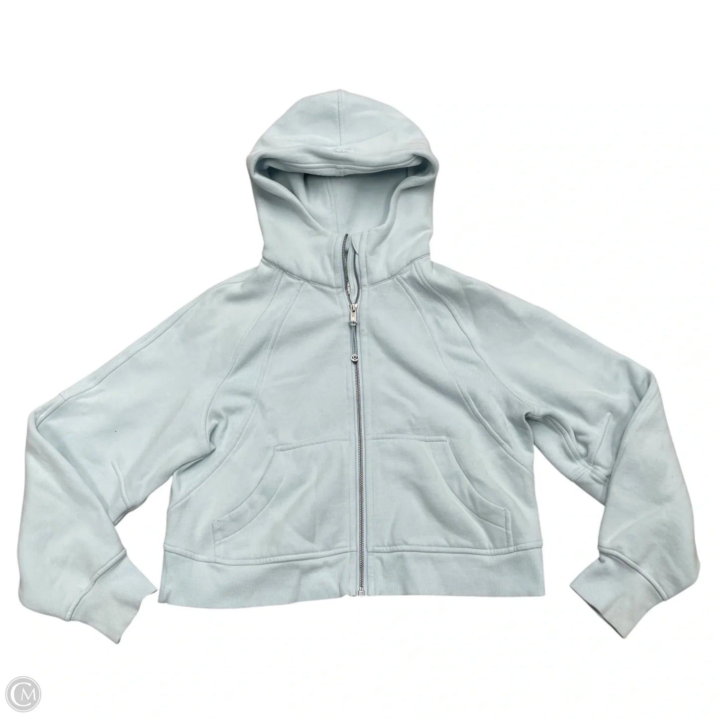 Athletic Jacket By Lululemon In Blue, Size: Xs/s