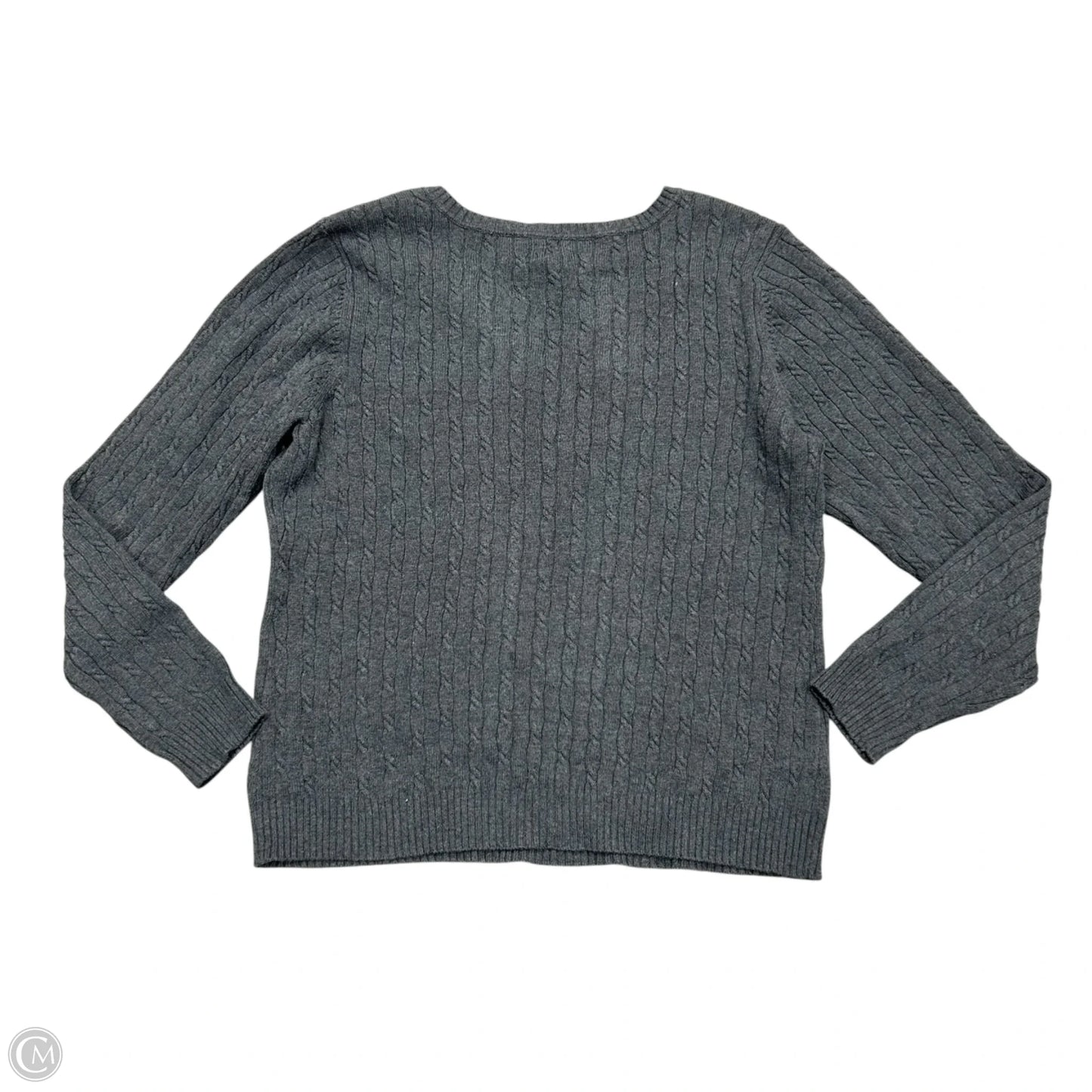 Sweater By Izod In Grey, Size: L