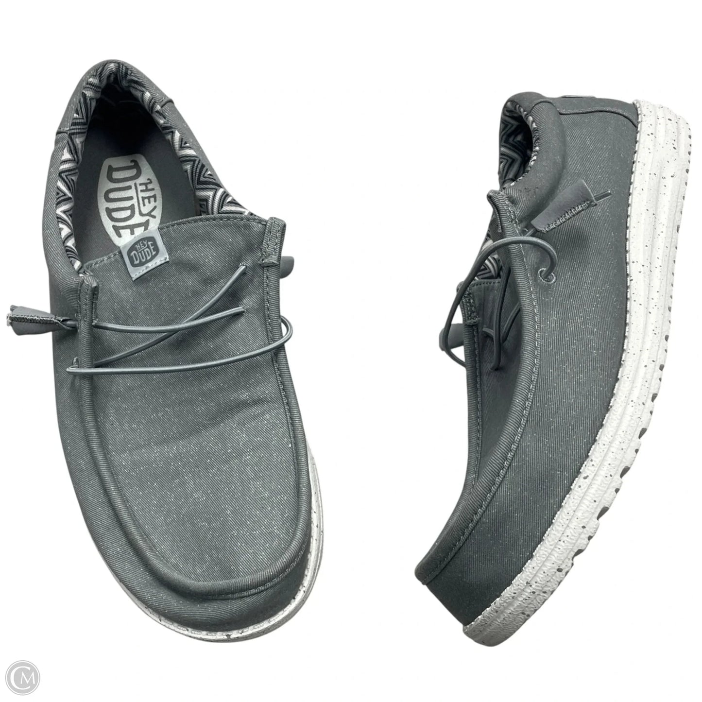 Shoes Sneakers By Hey Dude In Grey, Size: 10.5