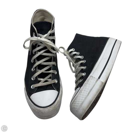 Shoes Sneakers Platform By Converse In Black & White, Size: 7