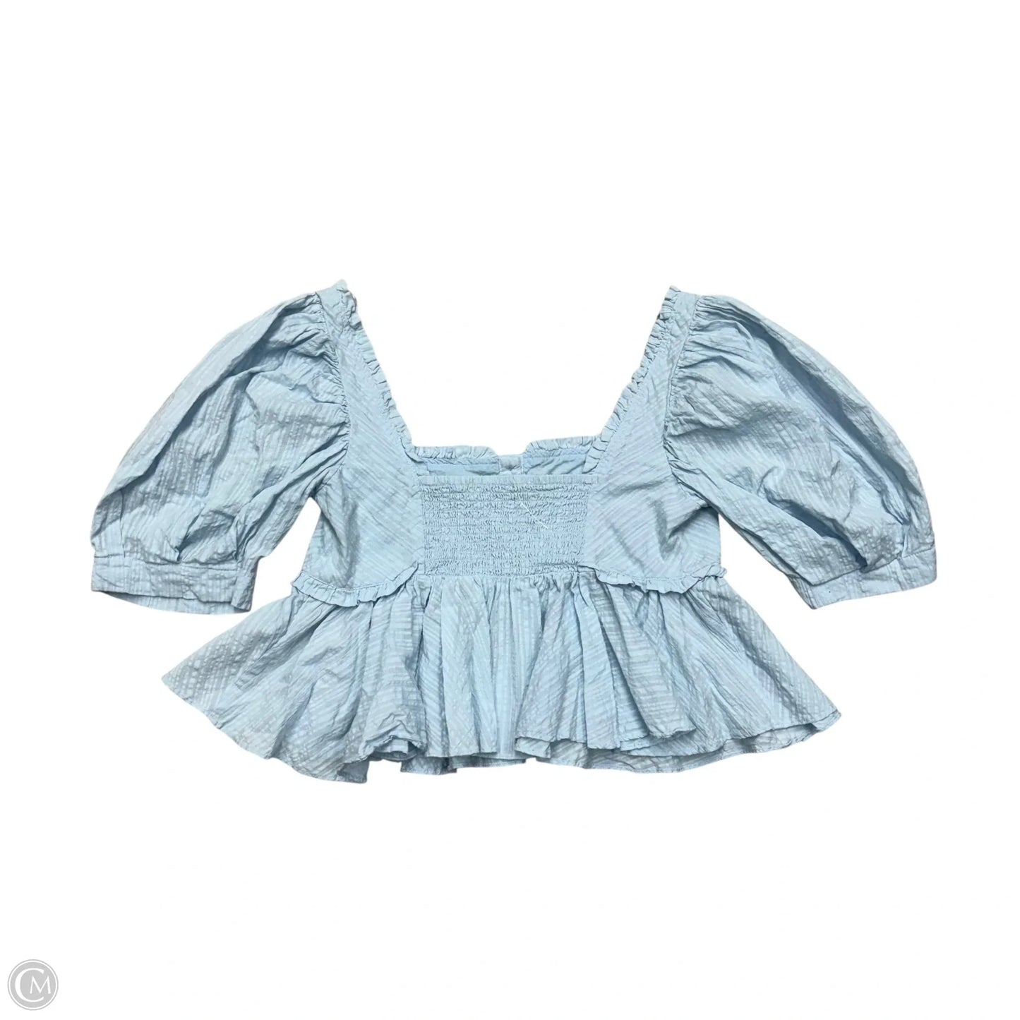 Top Short Sleeve By Free People In Blue, Size: S