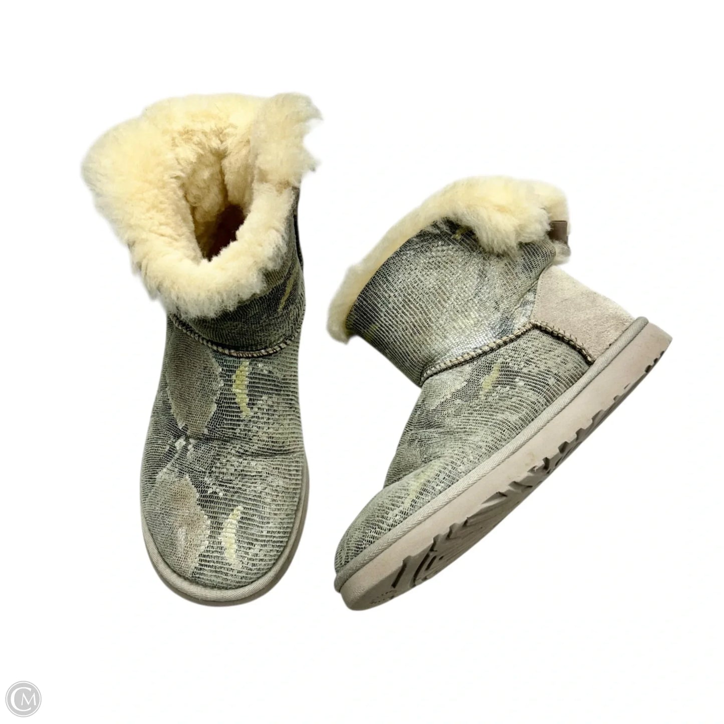 Boots Designer By Ugg In Grey, Size: 7