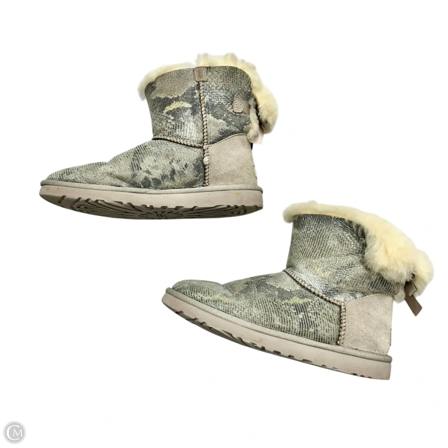 Boots Designer By Ugg In Grey, Size: 7