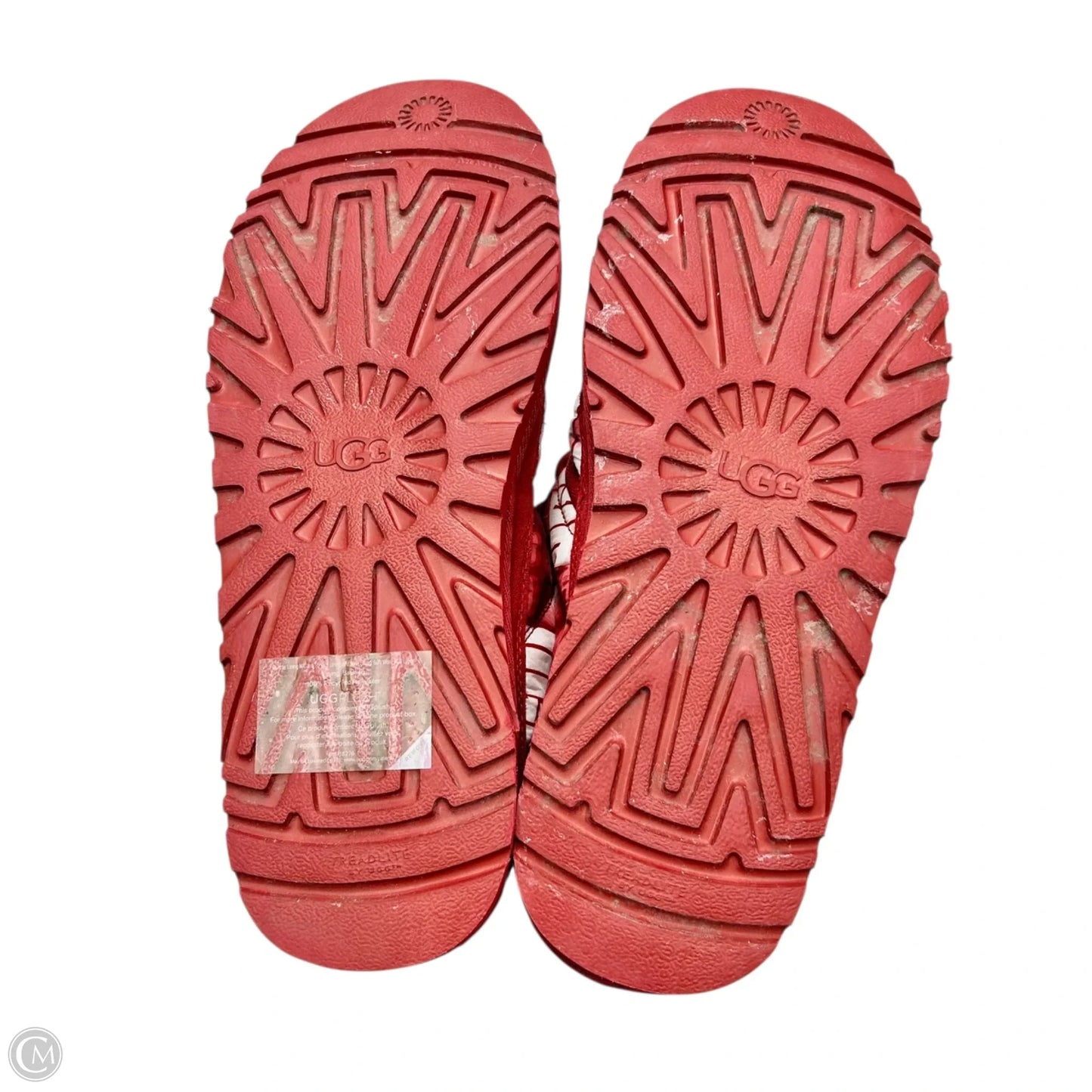 Boots Designer By Ugg In Red, Size: 11