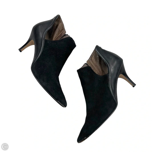 Boots Ankle Heels By Donald Pliner In Black, Size: 11