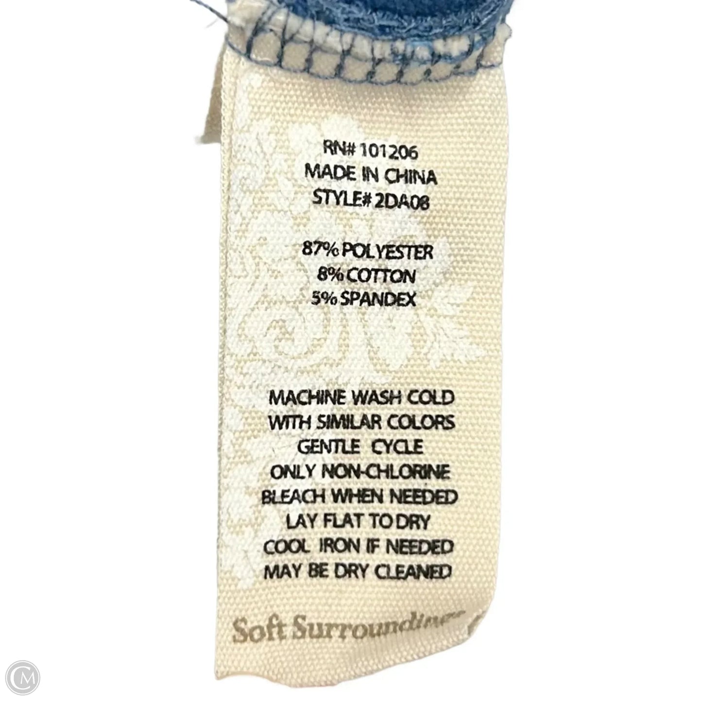 Shawl By Soft Surroundings In Blue, Size: S