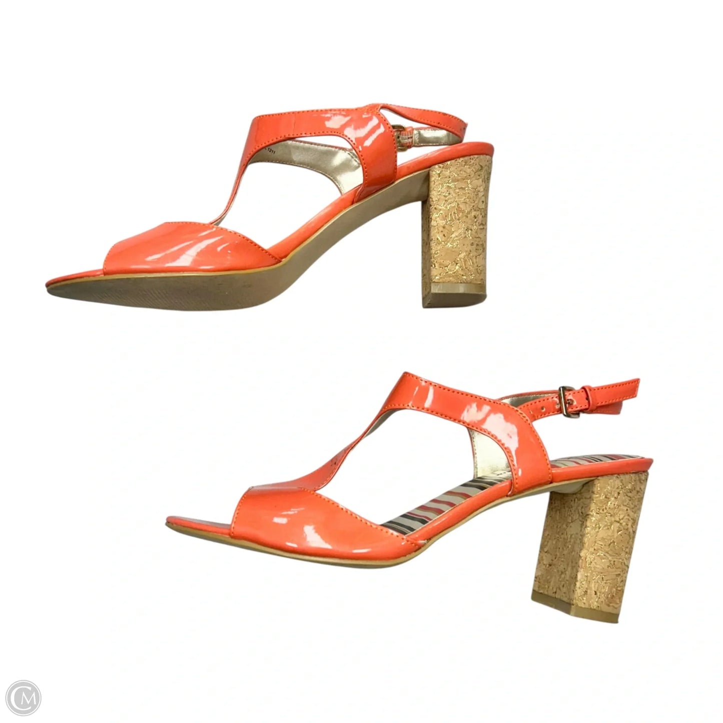 Shoes Heels Block By Anne Klein In Orange, Size: 8.5