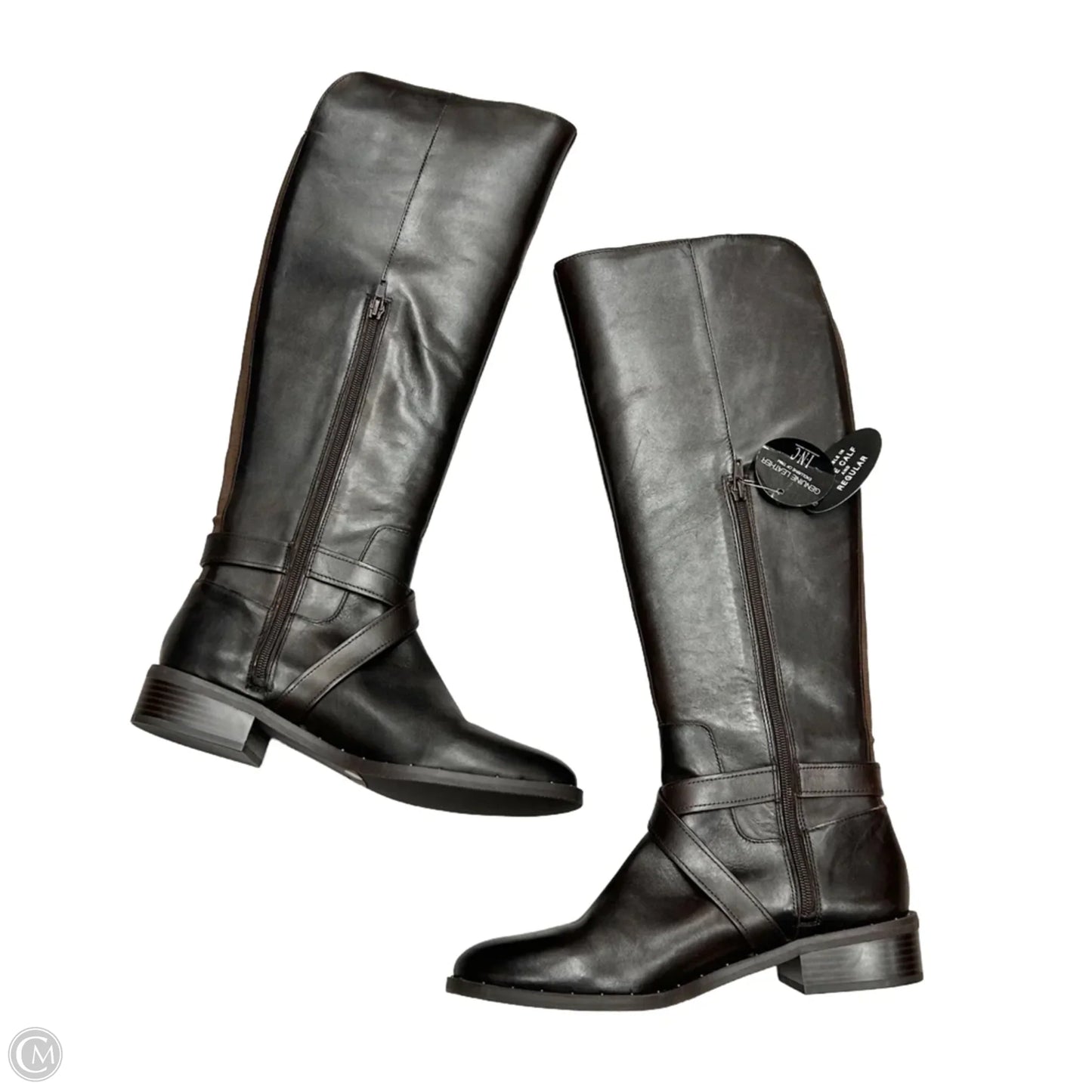 Boots Knee Flats By International Concepts In Brown, Size: 10