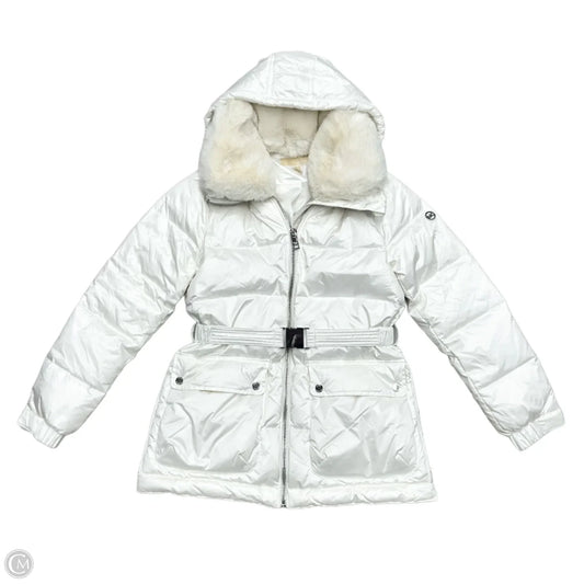 Coat Puffer & Quilted By Michael By Michael Kors In White, Size: M