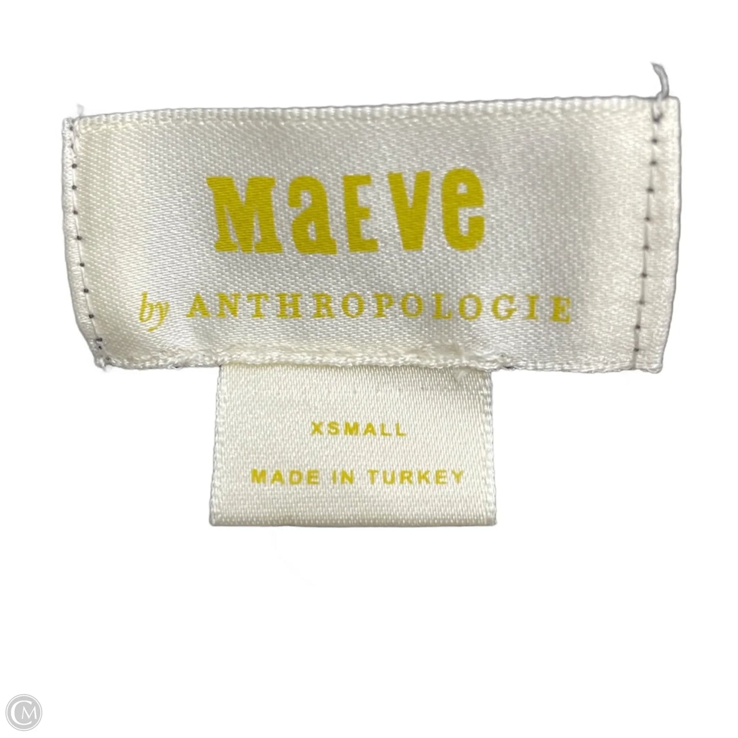 Top Long Sleeve By Maeve In Black & Pink, Size: Xs