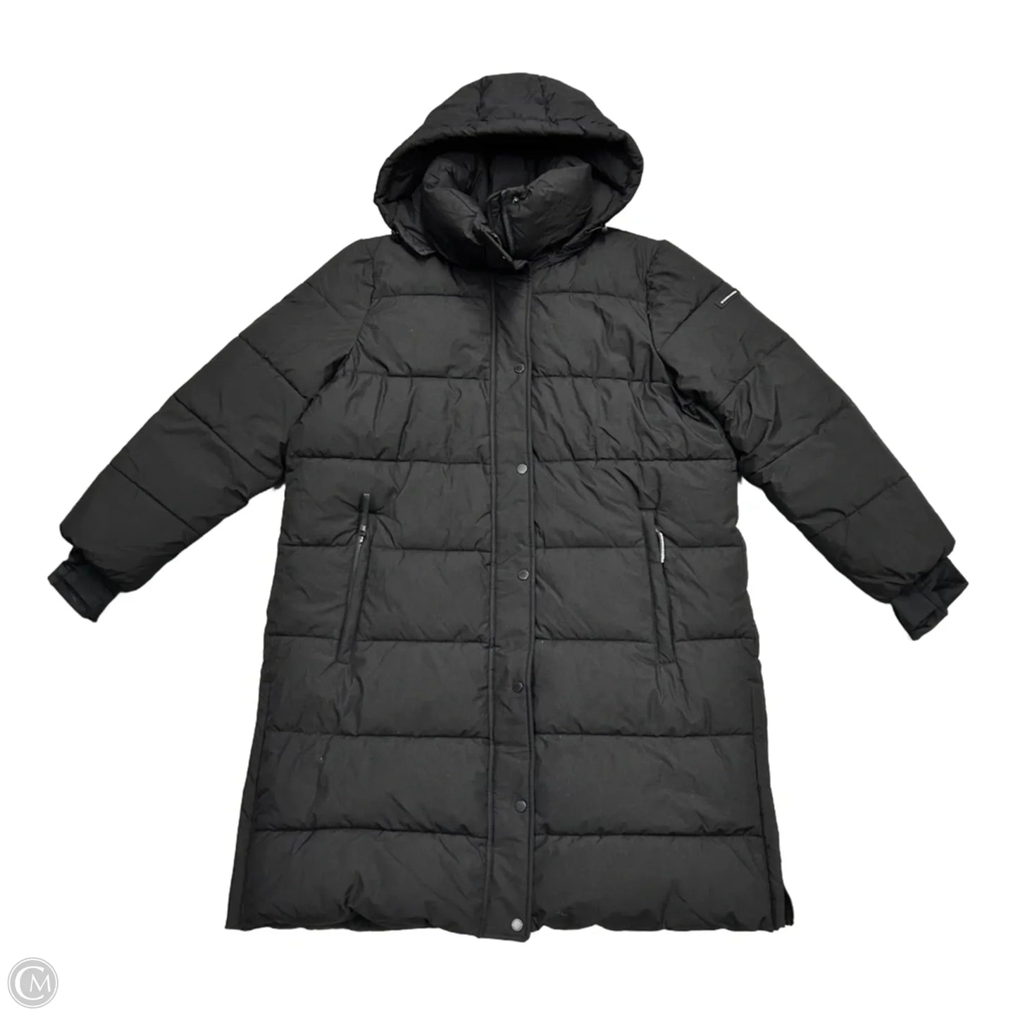 Coat Puffer & Quilted By Bcbgmaxazria In Black, Size: 1x