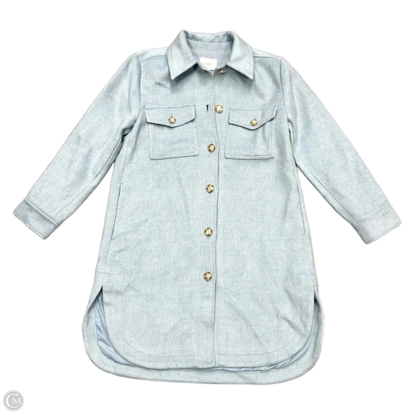 Coat Other By Loft In Blue, Size: S