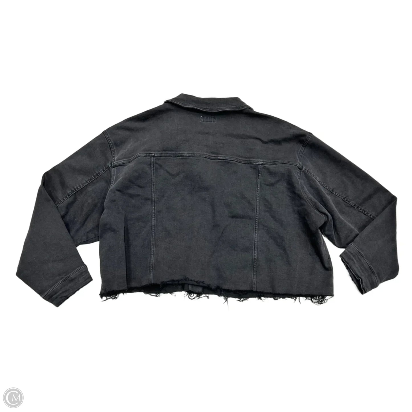 Jacket Denim By Ava & Viv In Black Denim, Size: 3x