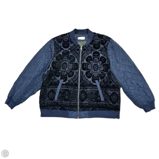 Coat Other By Anthropologie In Navy, Size: 2x