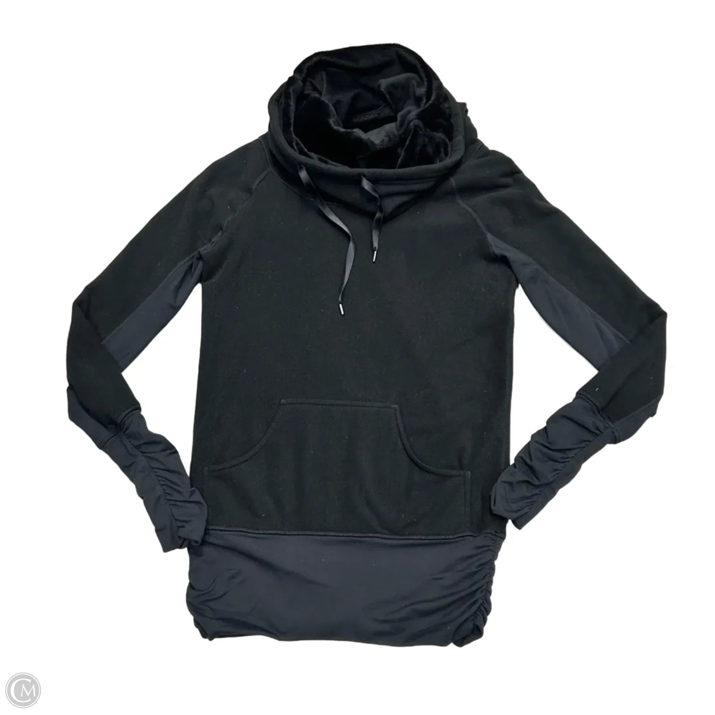 Athletic Sweatshirt Collar By Lululemon In Black, Size: S