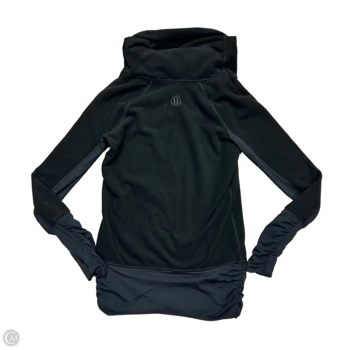 Athletic Sweatshirt Collar By Lululemon In Black, Size: S