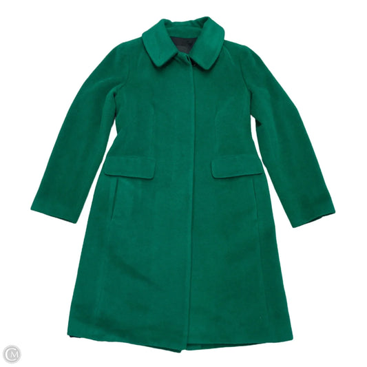 Coat Trench Coat By Talbots In Green, Size: S