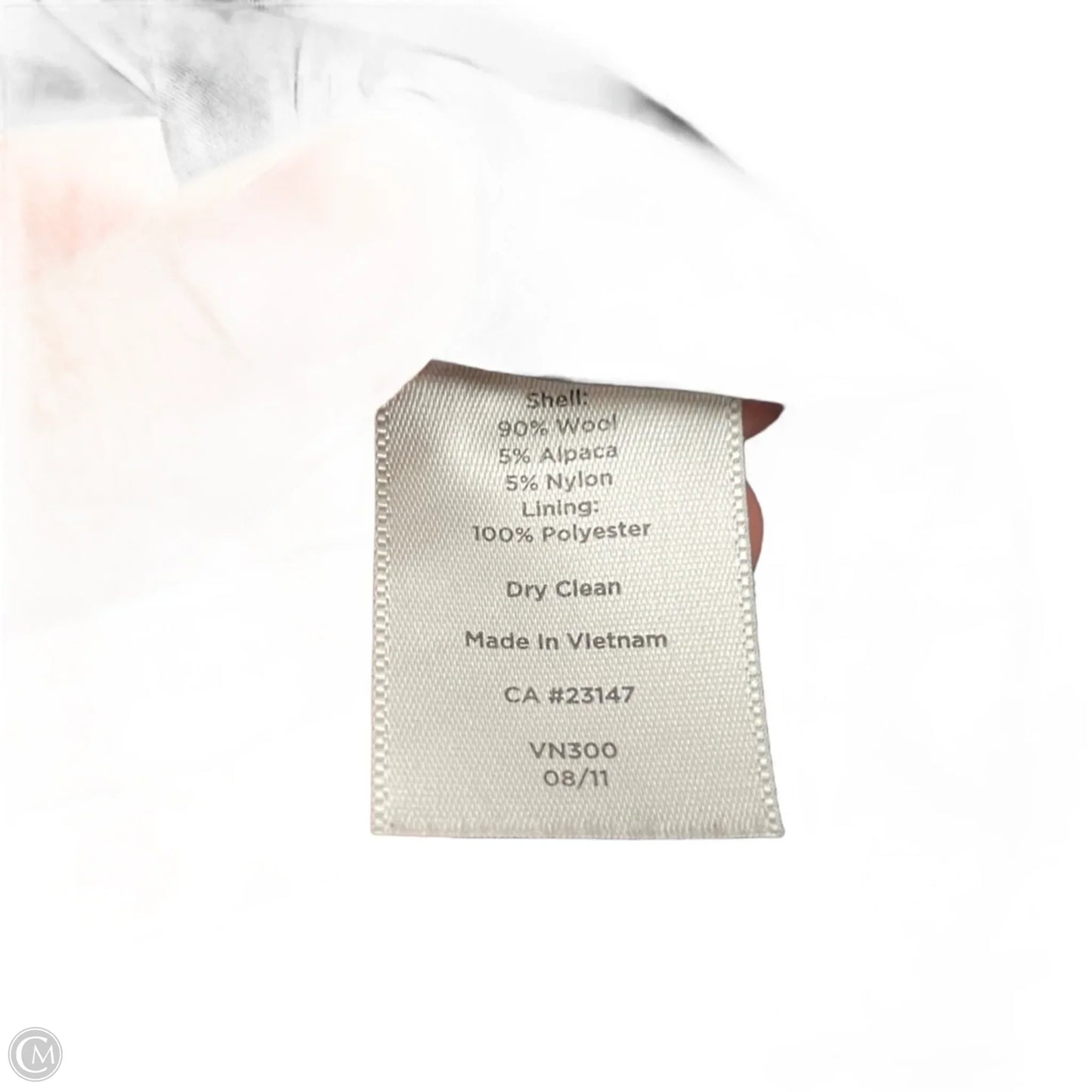 Coat Trench Coat By Talbots In Green, Size: S