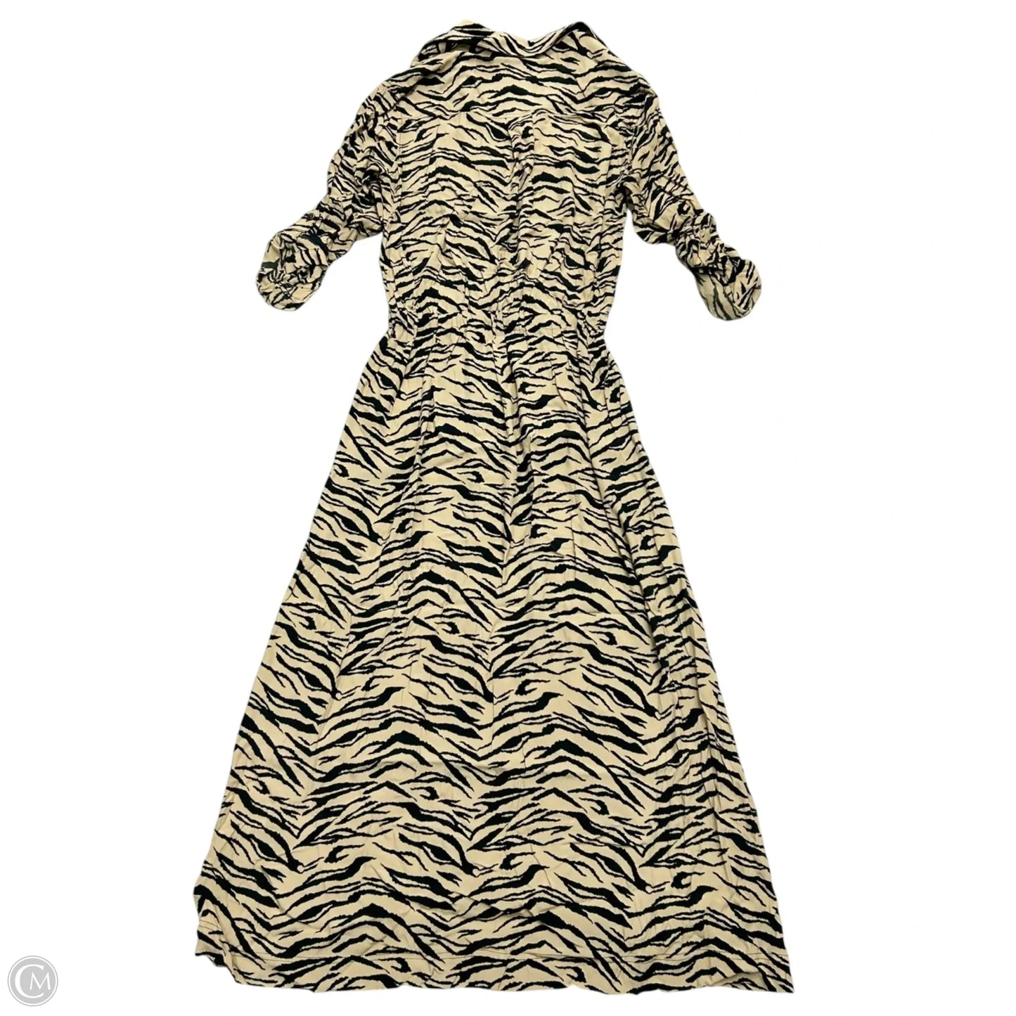 Dress Casual Maxi By Zadig And Voltaire In Black & Tan, Size: Xs