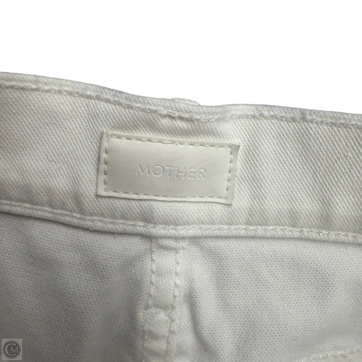 Skirt Midi By Mother In White Denim, Size: 4