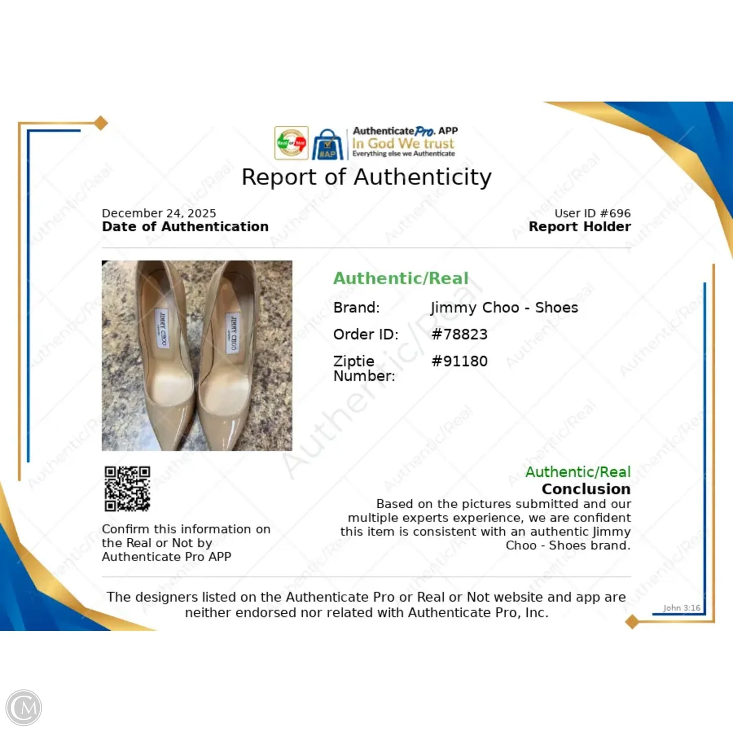 Shoes Luxury Designer By Jimmy Choo In Tan, Size: 6.5