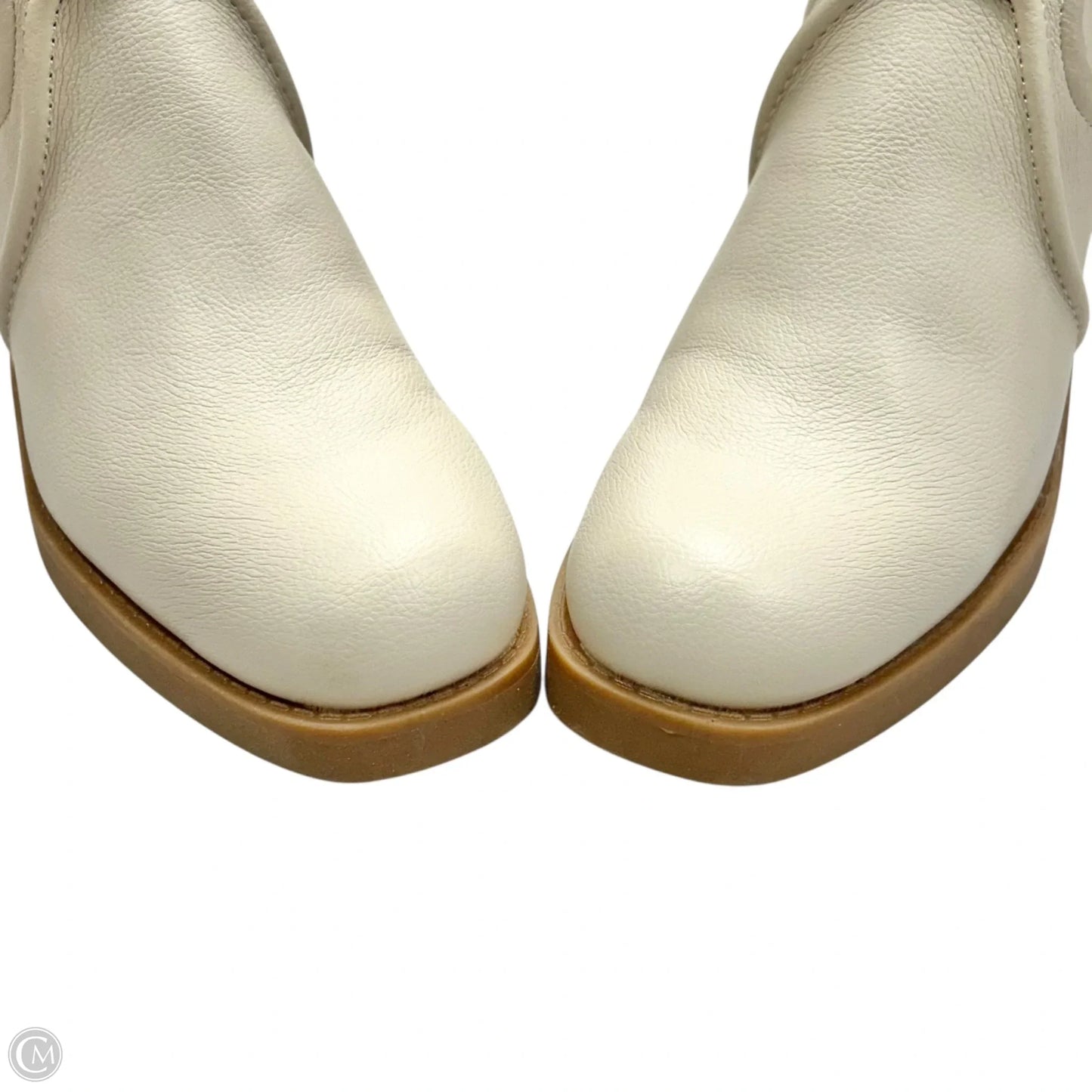 Boots Mid-calf Heels By Bare Traps In White, Size: 8