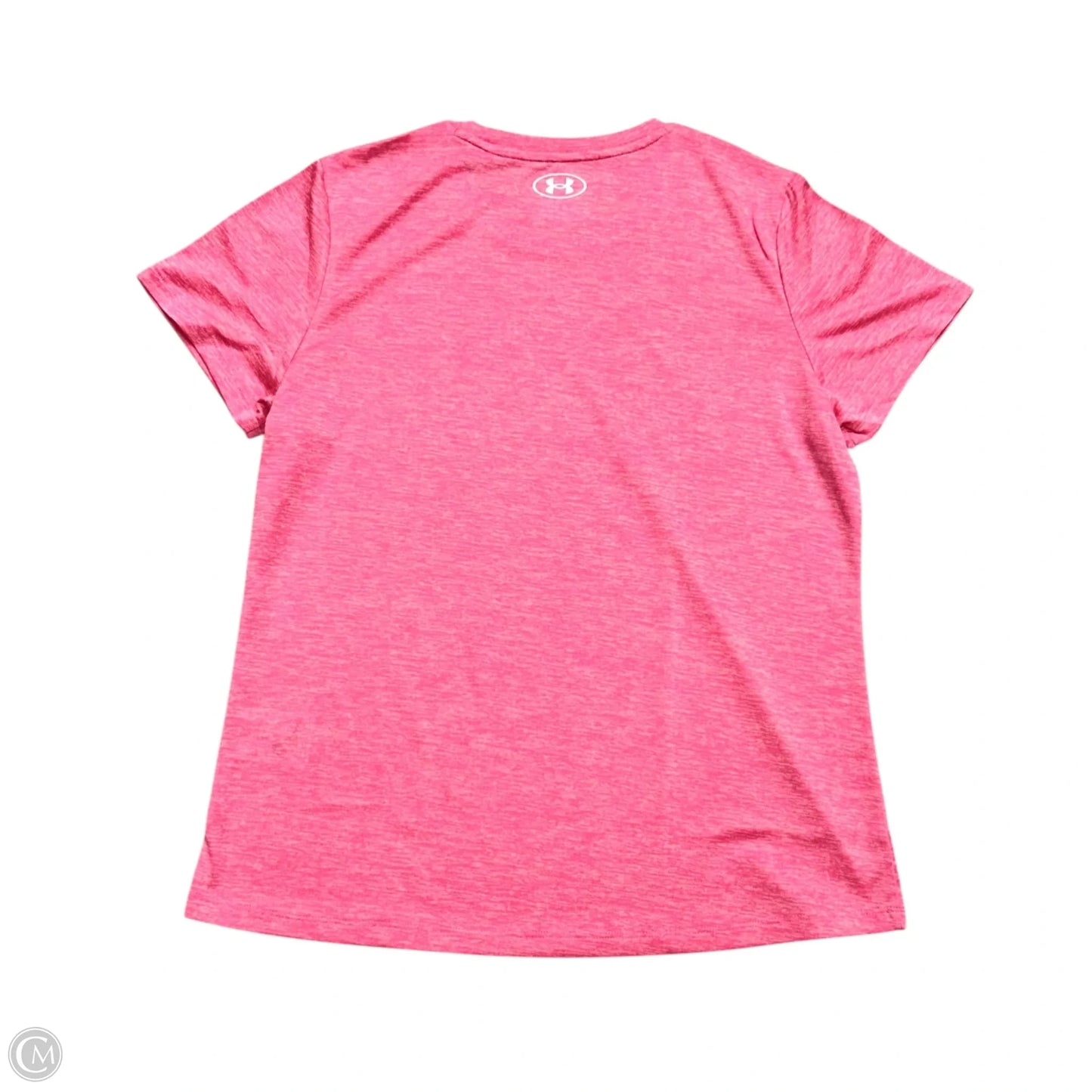 Athletic Top Short Sleeve By Under Armour In Pink, Size: M