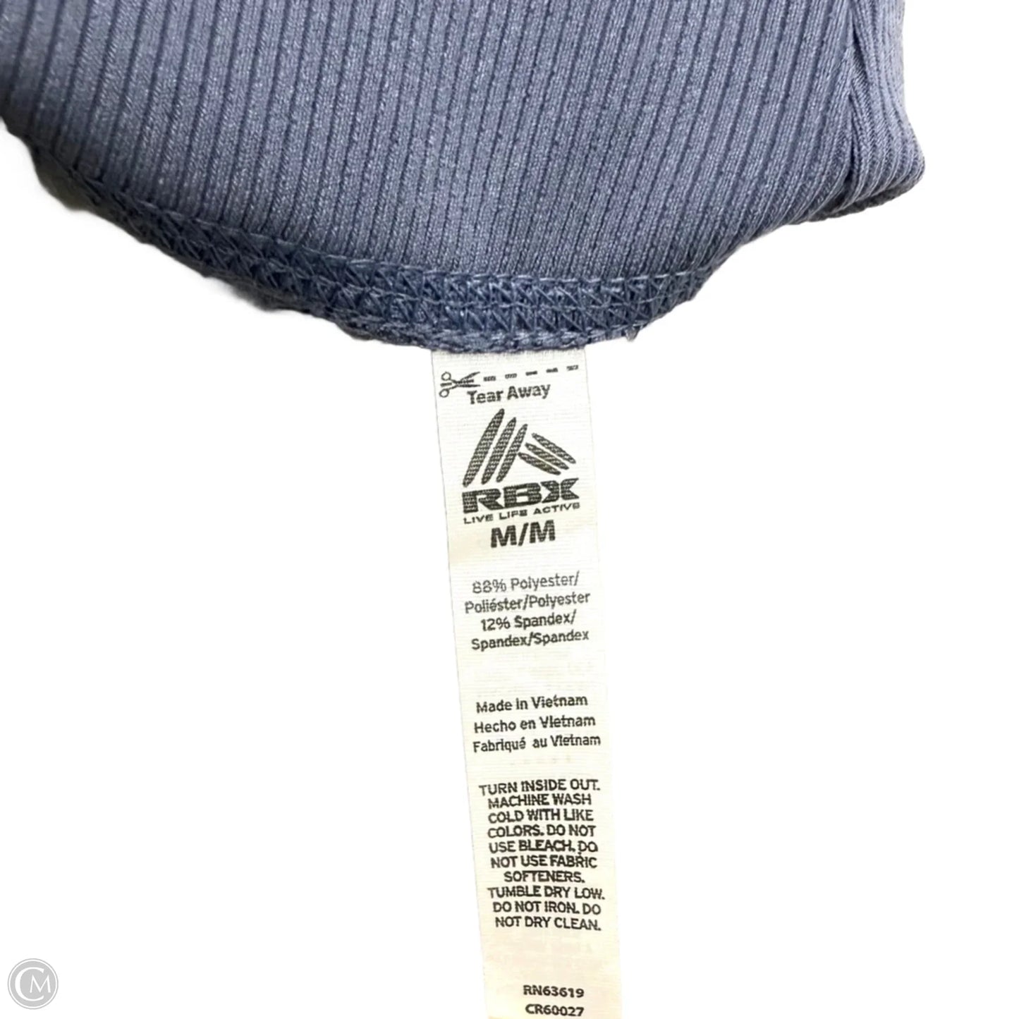 Athletic Leggings By Rbx In Blue, Size: M