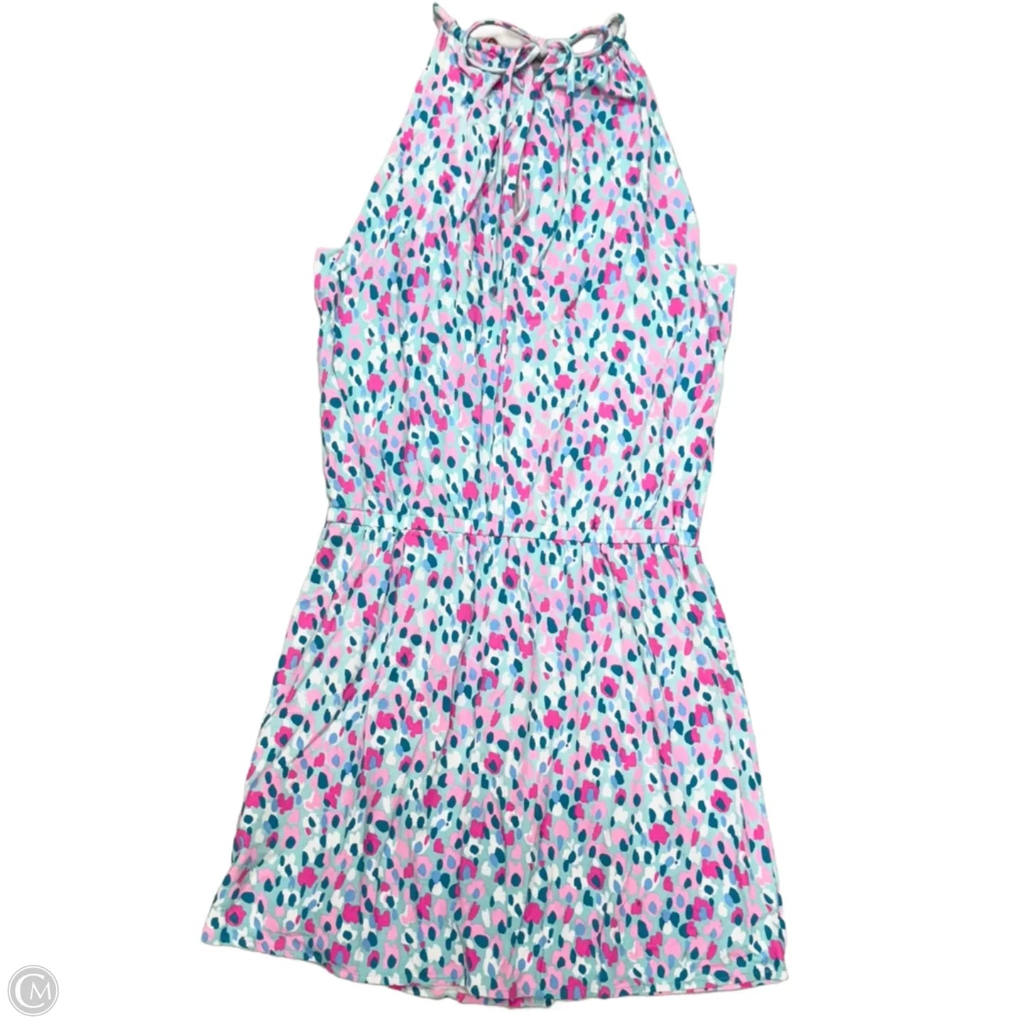 Romper Designer By Lilly Pulitzer In Blue & Pink, Size: Xs