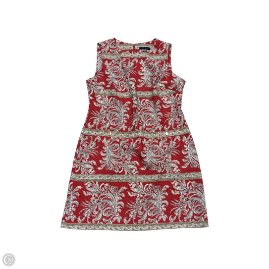 Dress Casual Short By Tommy Hilfiger In Red & White, Size: Lp