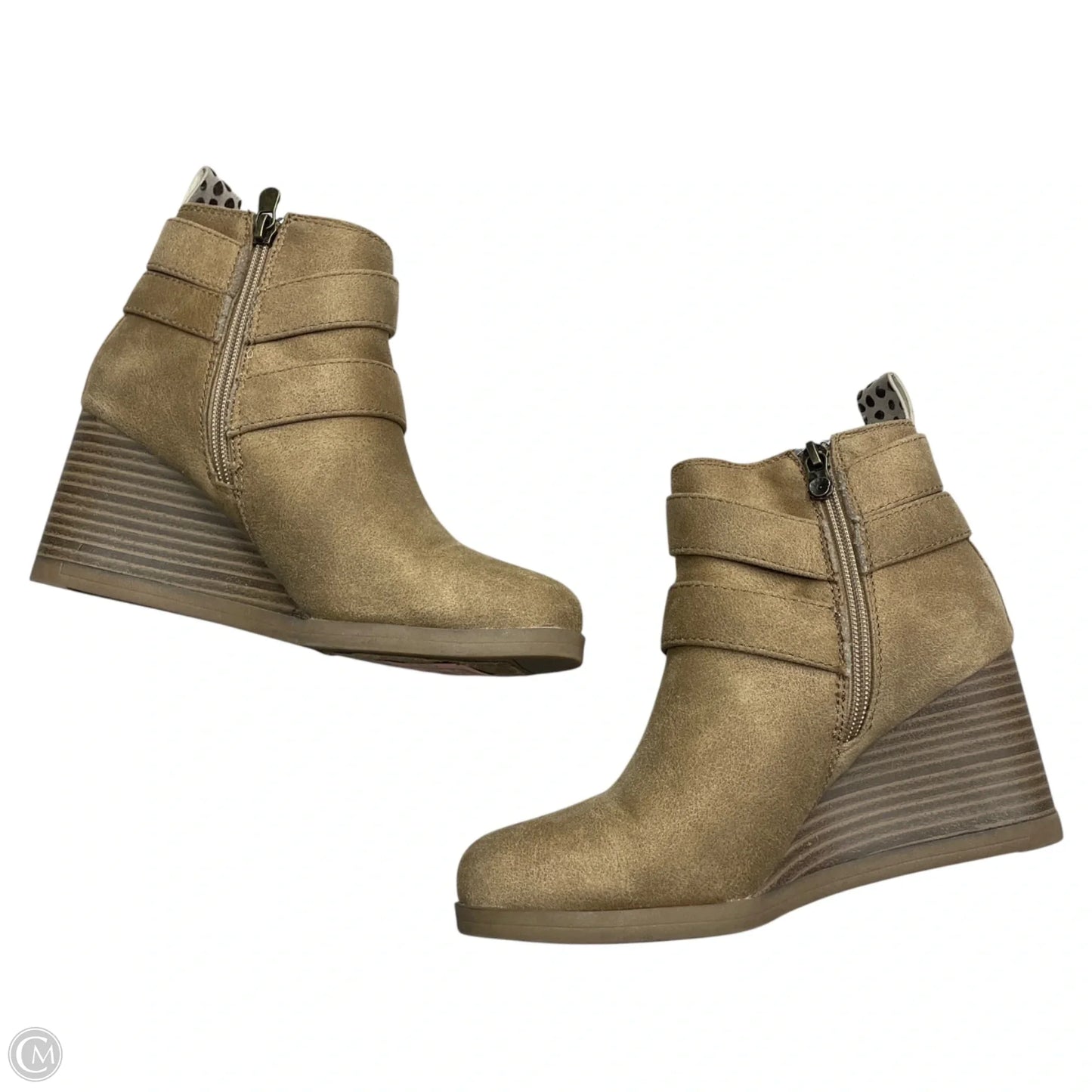 Boots Ankle Heels By Blowfish In Tan, Size: 7