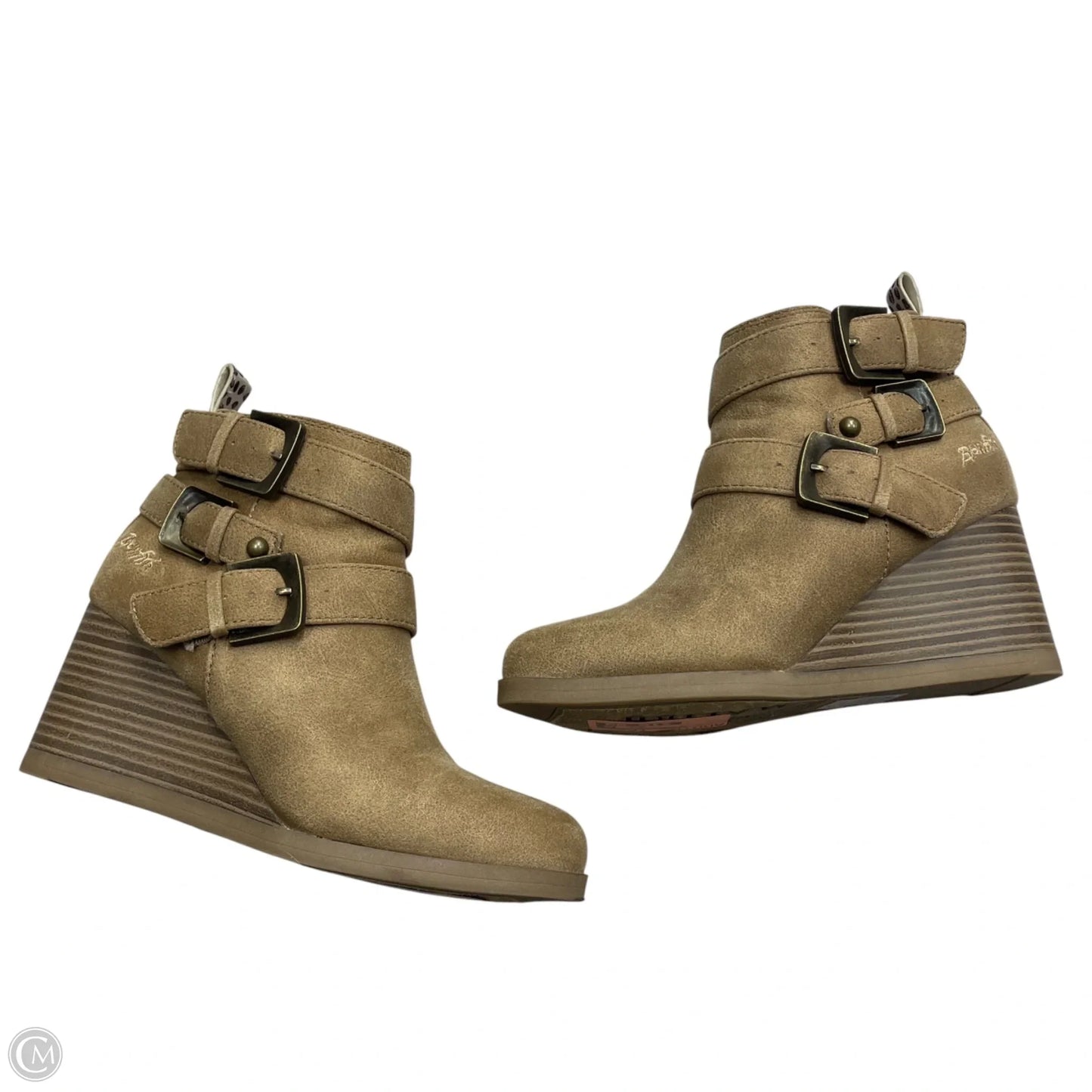 Boots Ankle Heels By Blowfish In Tan, Size: 7