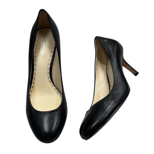 Shoes Designer By Coach In Black, Size: 7.5