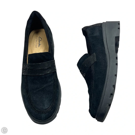 Shoes Heels Platform By Clarks In Black, Size: 11