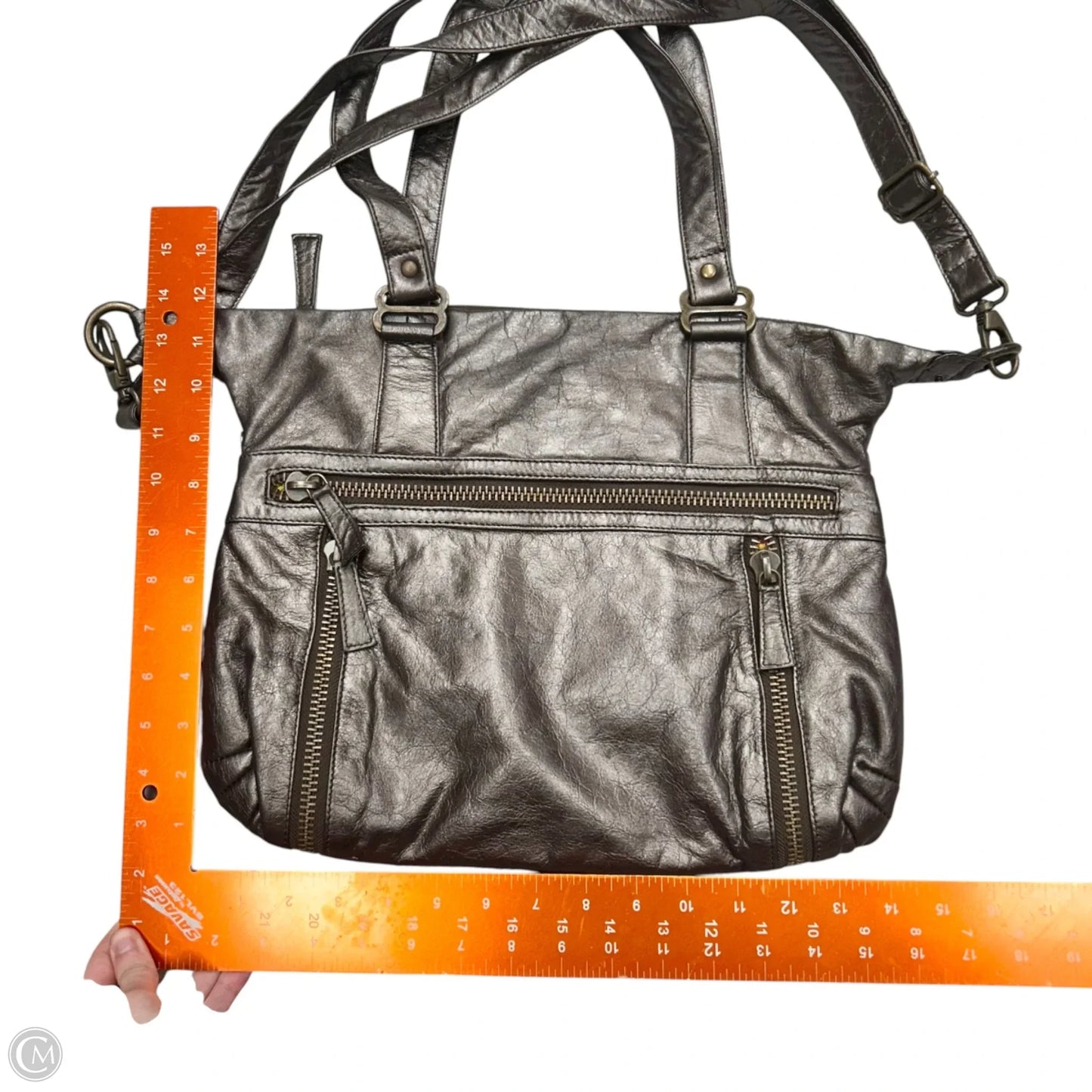 Crossbody Leather By Latico, Size: Medium