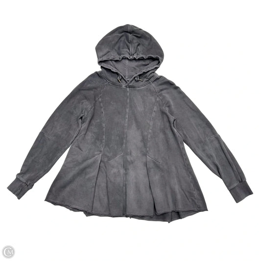 Sweatshirt Hoodie By Pilcro In Grey, Size: S