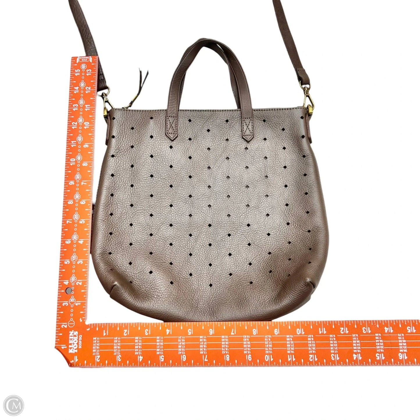 Crossbody Leather By Madewell, Size: Medium