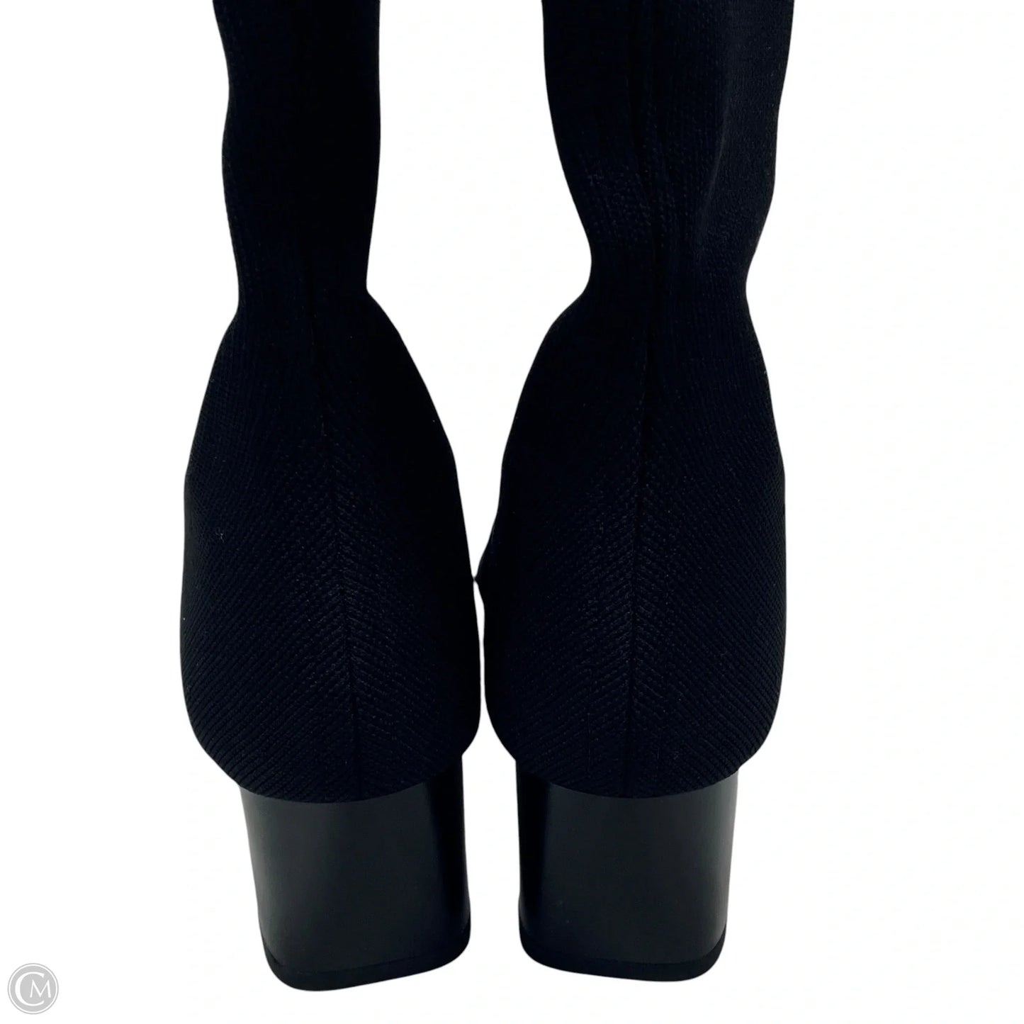 Boots Over-the-knee Heels By M.m. Lafleur In Black, Size: 5.5