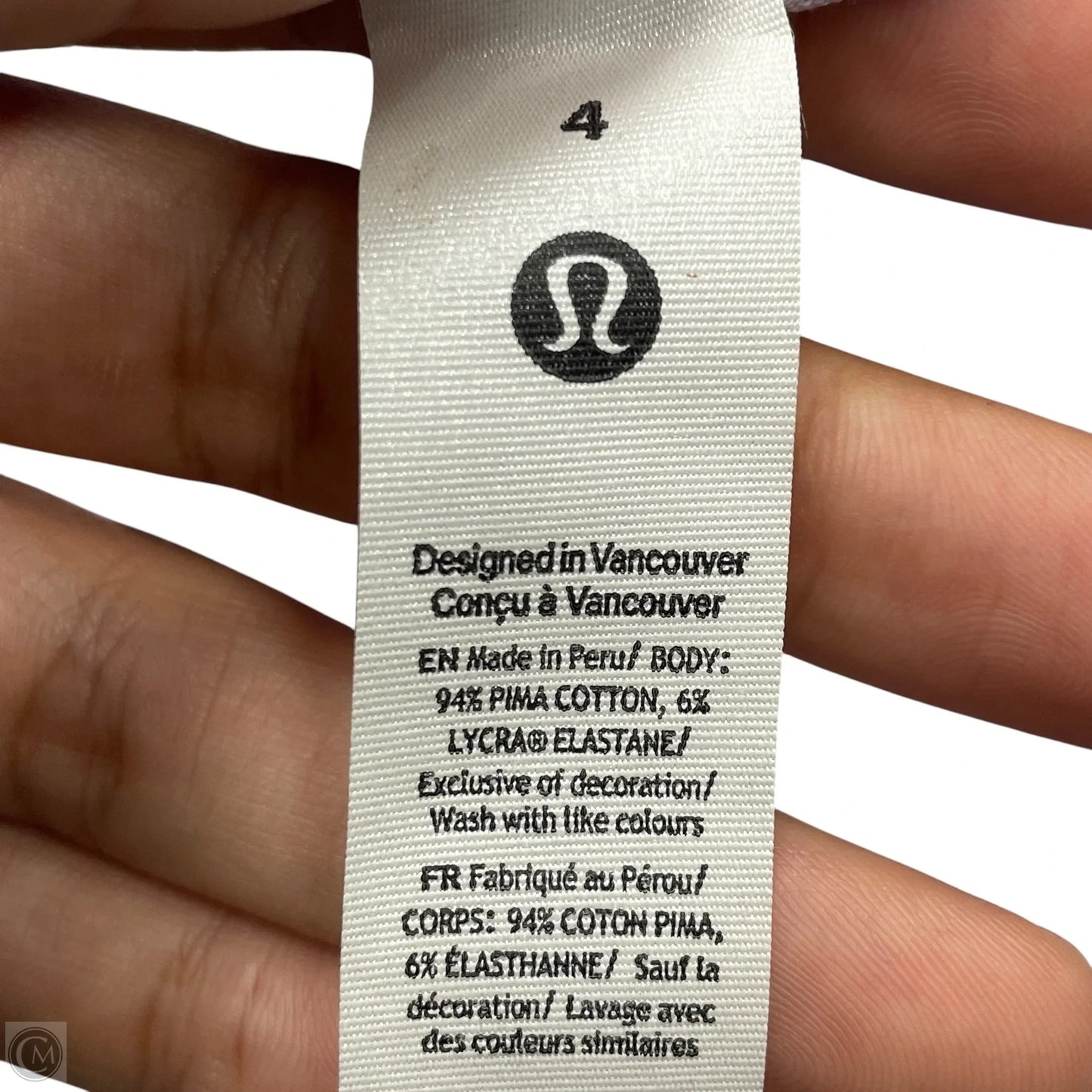 Athletic Tank Top By Lululemon In Purple, Size: 4