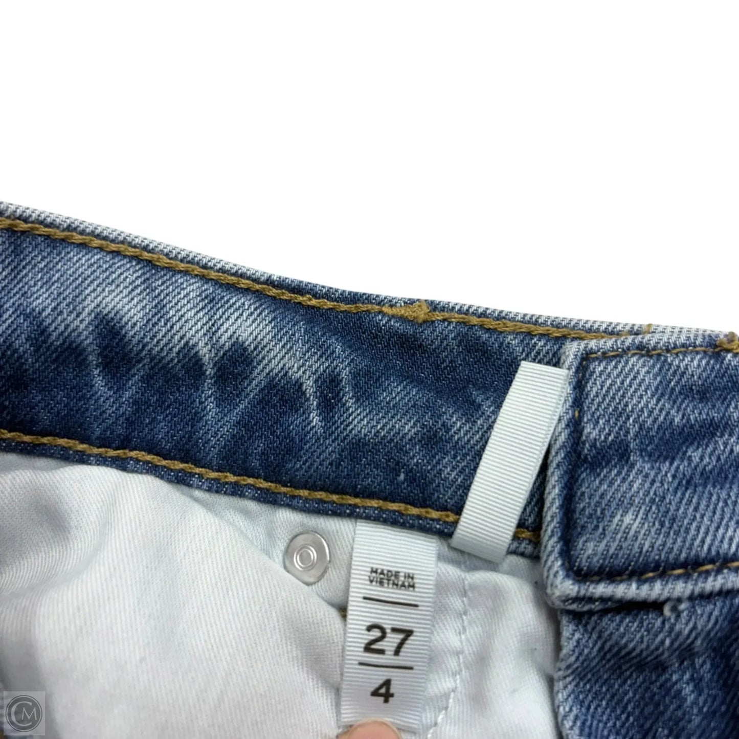 Jeans Wide Leg By Loft In Blue Denim, Size: 4