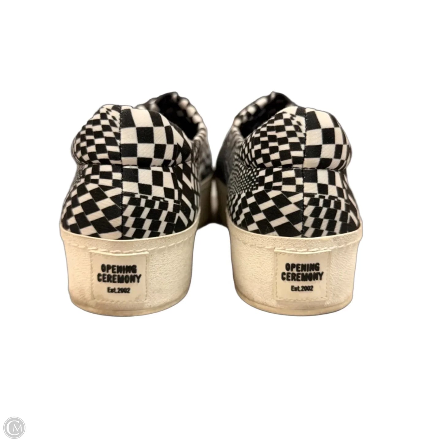Shoes Flats By Opening Ceremony In Black & White, Size: 7.5
