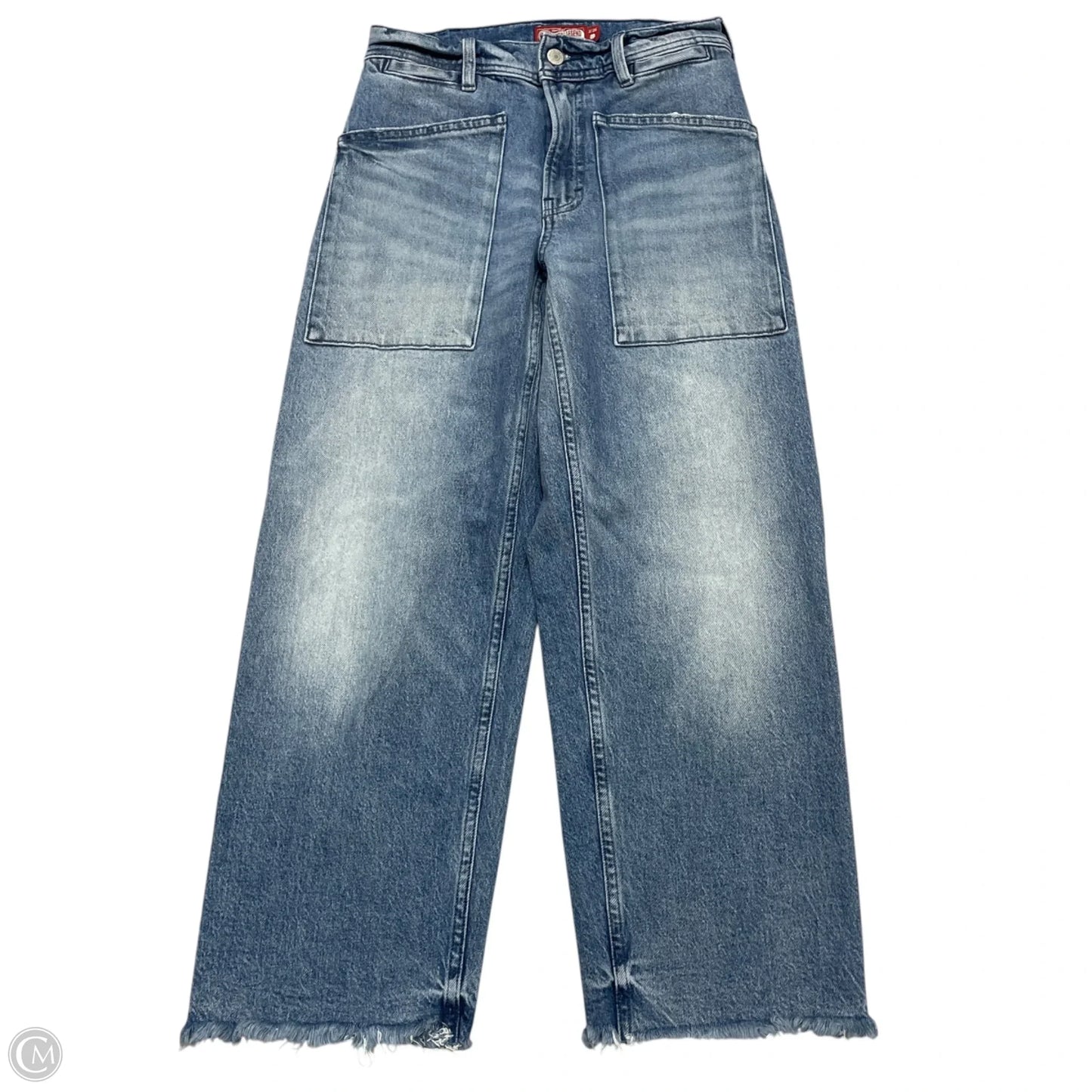 Jeans Wide Leg By Lucky Brand In Blue Denim, Size: 2