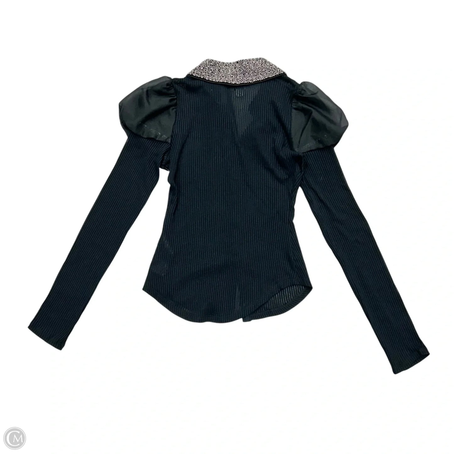 Top Long Sleeve By Maeve In Black, Size: Xxs