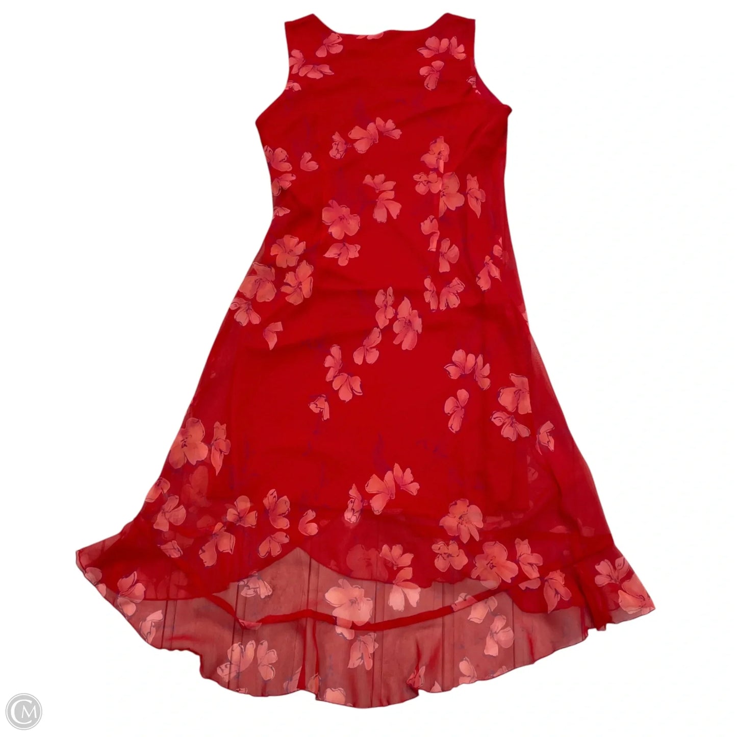 Dress Casual Midi By Believe Petite In Red, Size: Mp