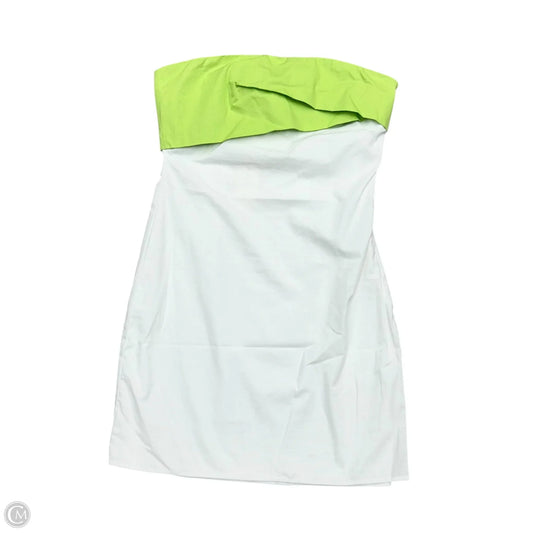 Dress Party Short By Flat White In Green & White, Size: Xs