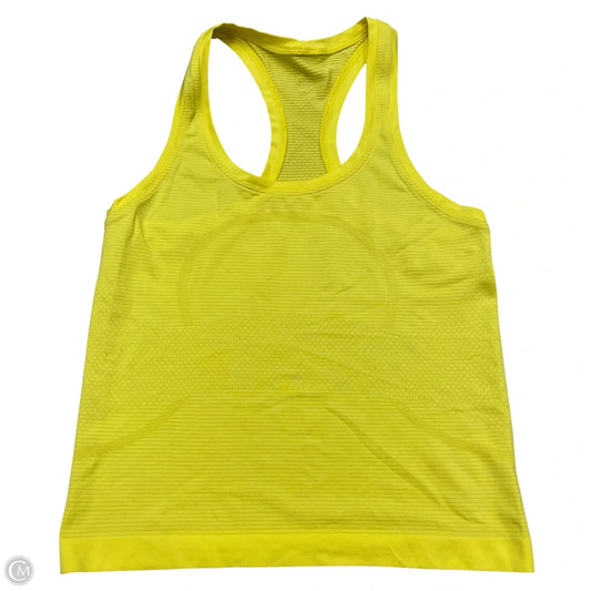 Athletic Tank Top By Lululemon In Yellow, Size: S
