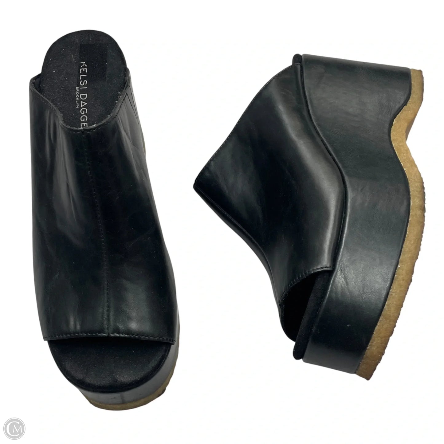 Sandals Heels Platform By Kelsi Dagger In Black, Size: 6.5